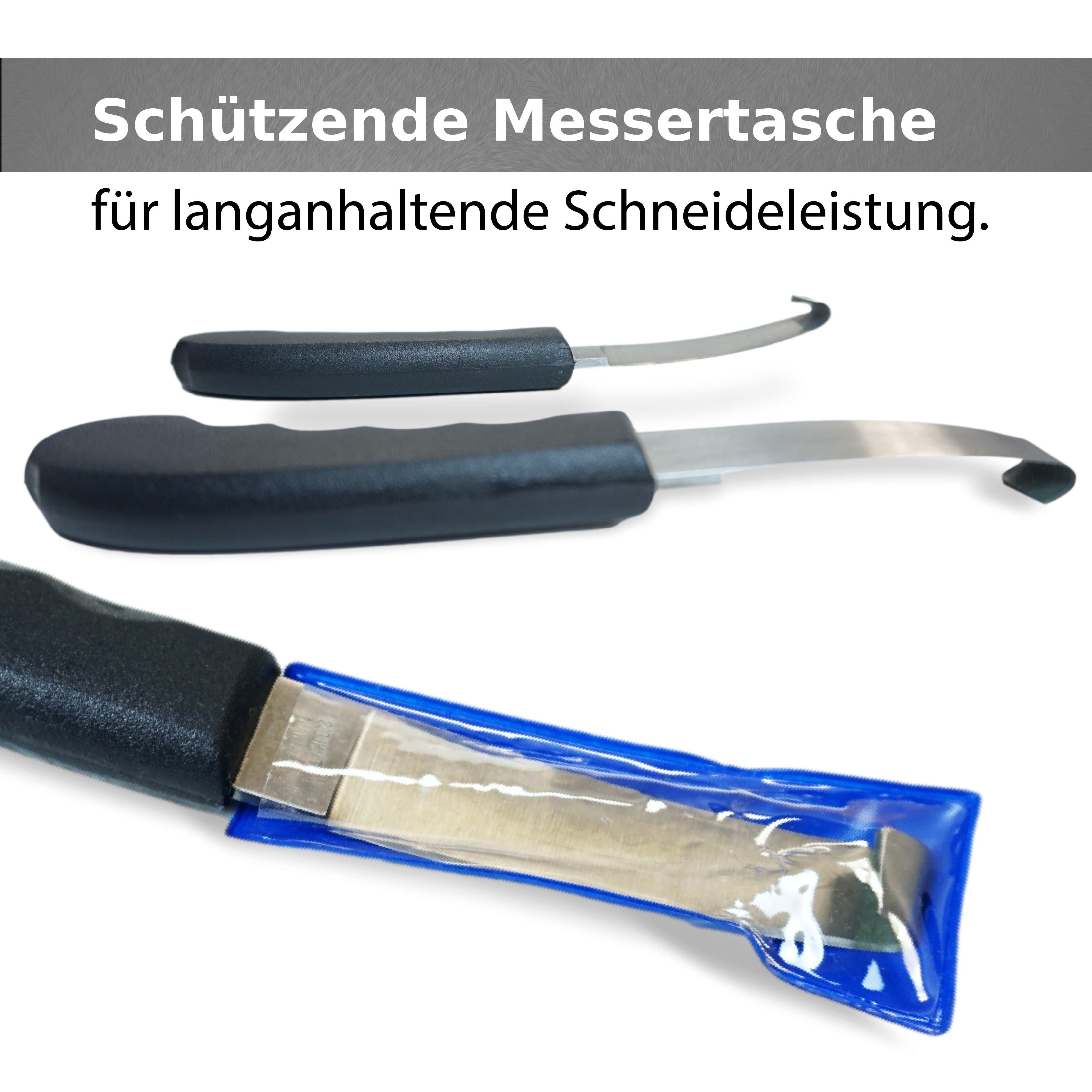 Hufmesser für Pferde, Rechts- und Linkshänder